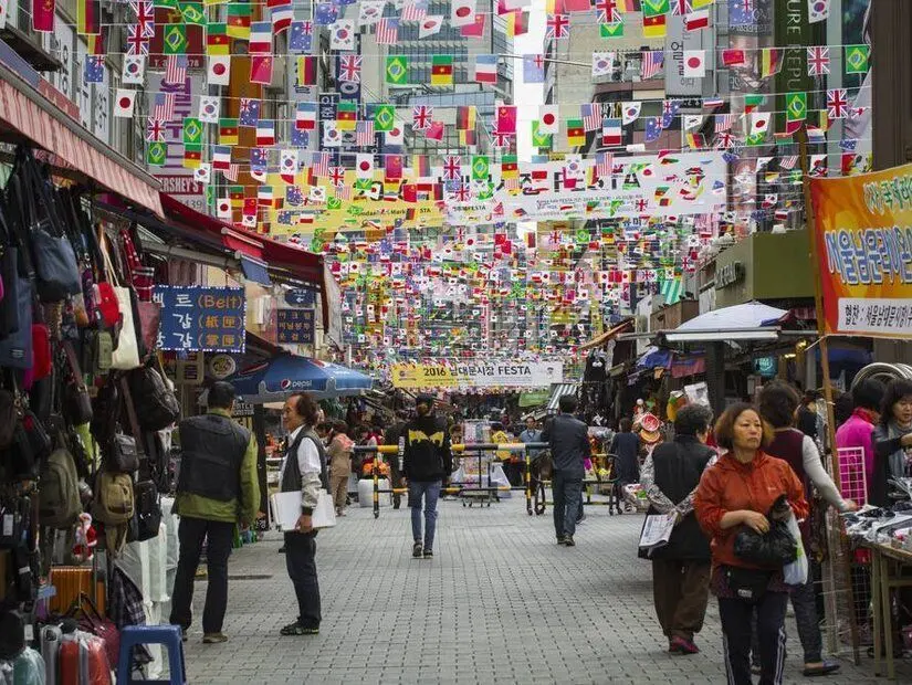 Namdaemun Market görünümü