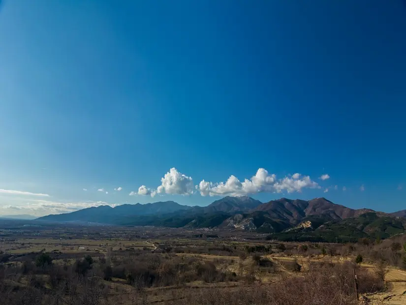 nimfea dağ panoraması yunanistan