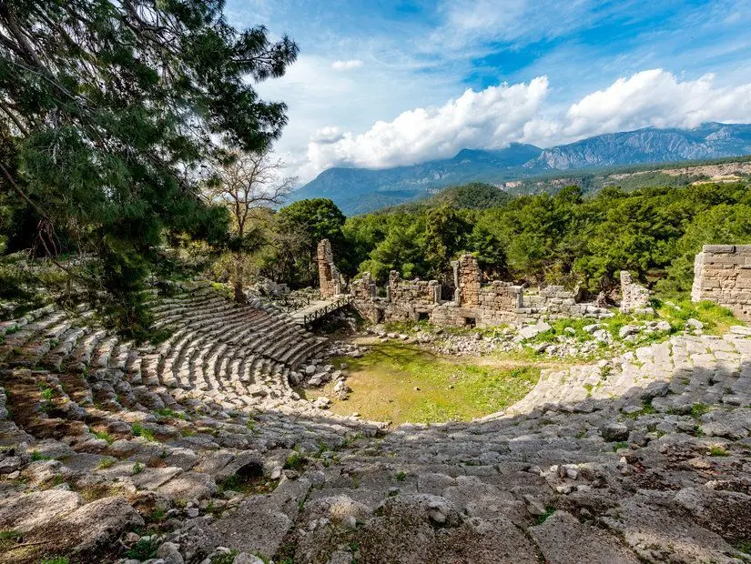 Phaselis Antik Kenti görünümü