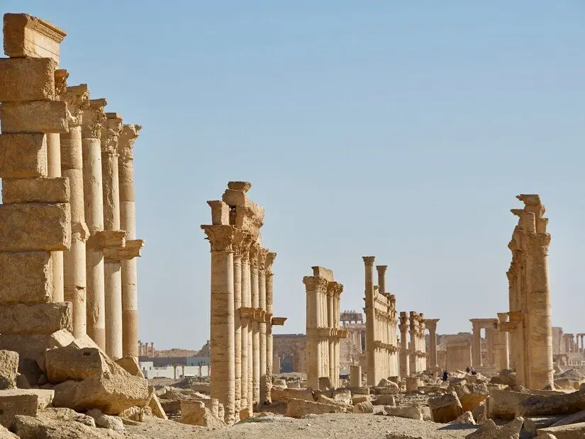 Orta Doğu Suriye Palmira UNESCO Dünya Mirası Alanı
