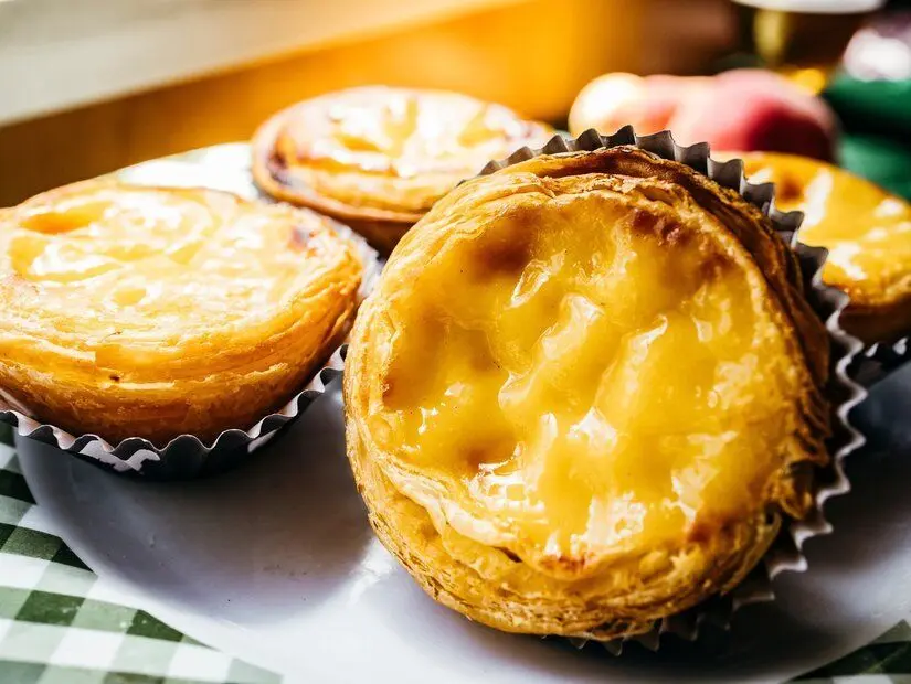 Pasteis de Belem yakından görünümü