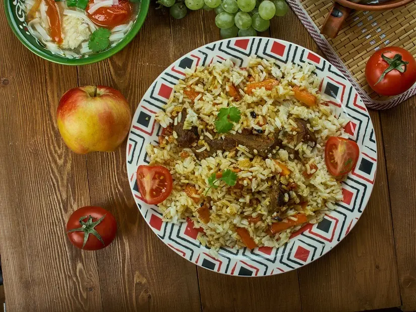 Plov (Türkmenistan pilavı)