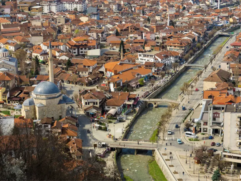 prizren şehir görüntüsü