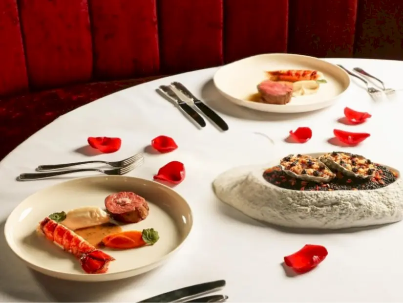 Raffles menü görünümü