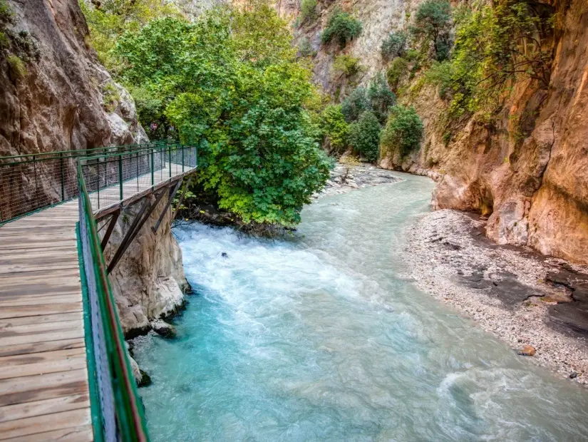 Saklıkent Kanyonu görünümü