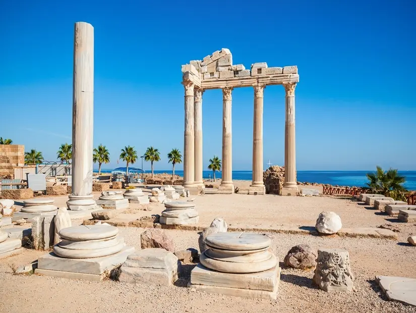 Side Antik Kenti (Manavgat, Antalya) görünümü