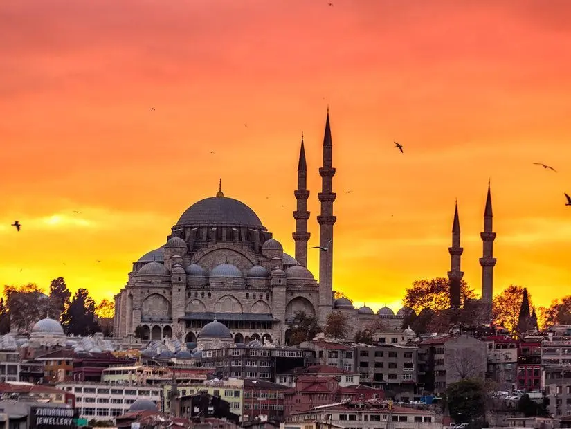 Süleymaniye Camii gün batımı