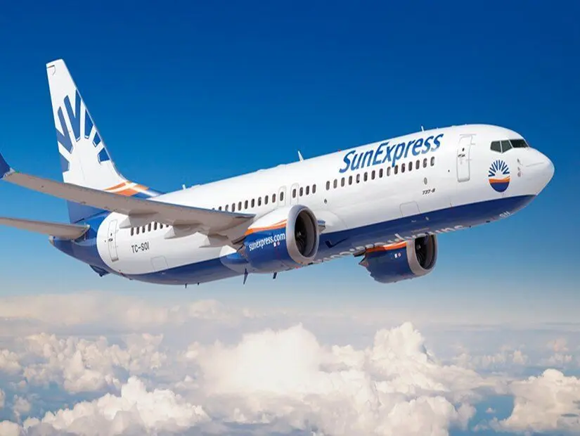Sunexpress uçuşu görünümü