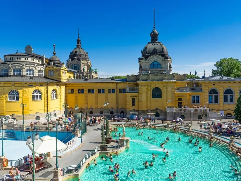 Széchenyi tıbbi banyo görünümü
