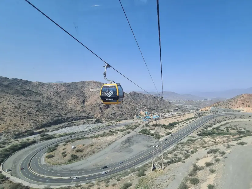 Taif Teleferik (Cable Car) görünümü