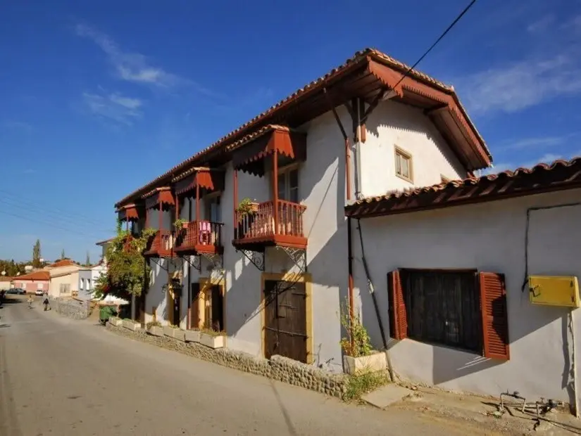 Tarihî Lefke ve Osmanlı konakları görünümü