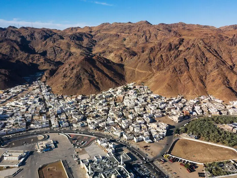 Uhud Mağarası görünümü