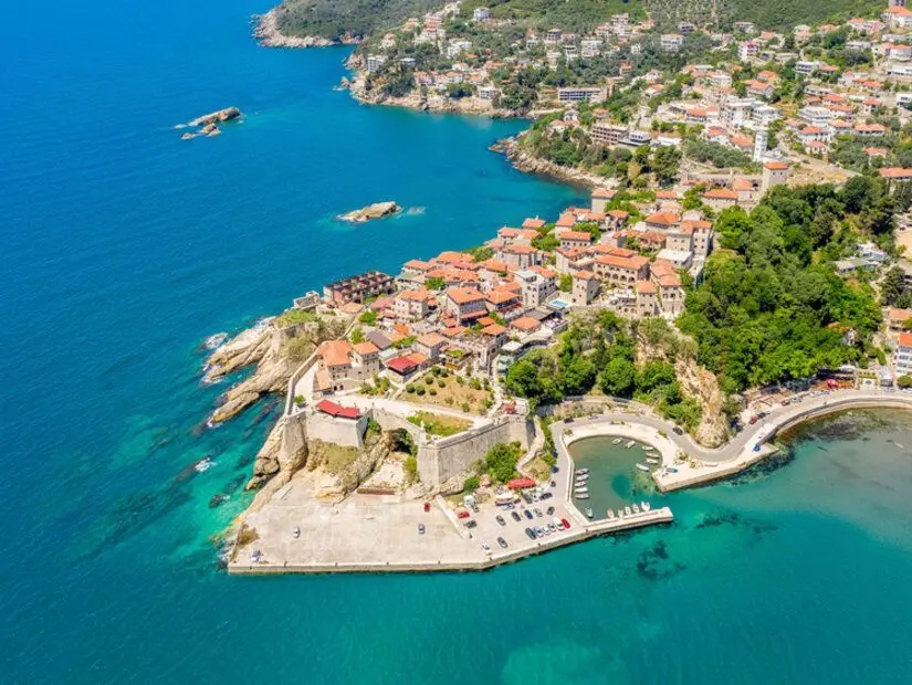 Ulcinj havadan görünümü