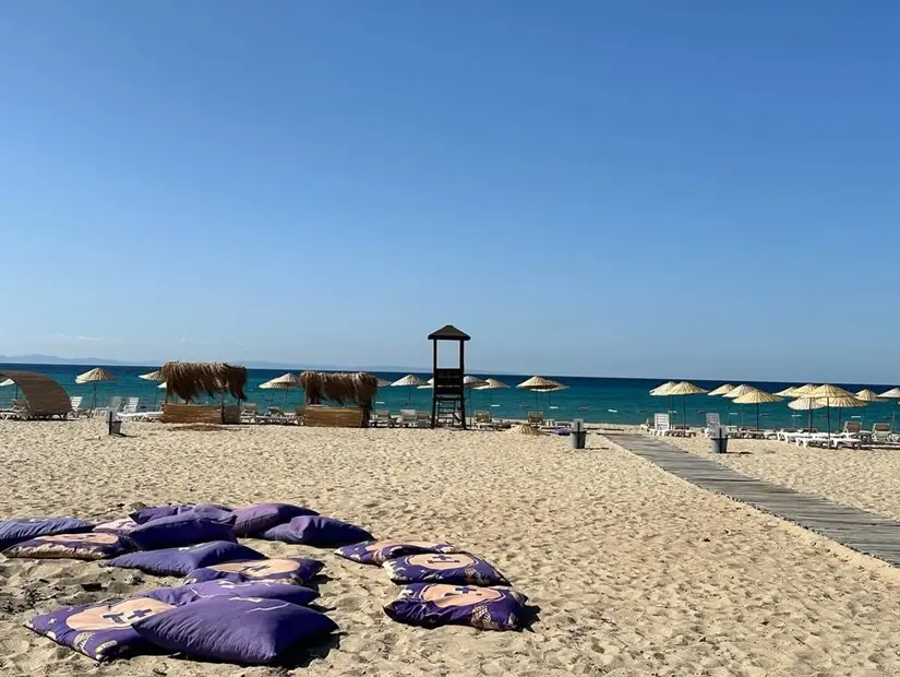 Vakıf Plajı - Enez kumsalın görünümü