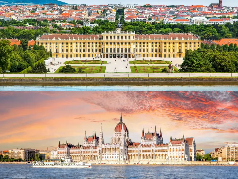 Viyana ve Budapeşte görünümü