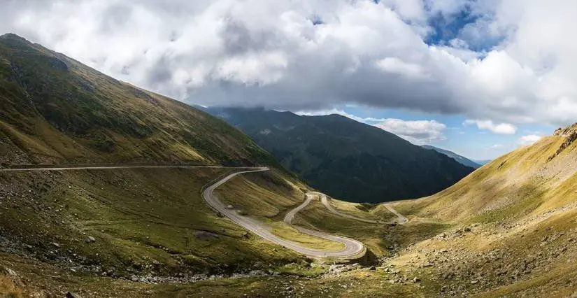 The Transfagarasan road, Romania 