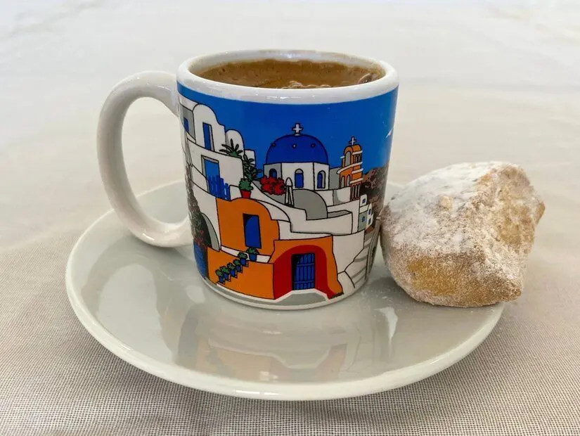 yunan kahvesi görünümü