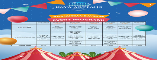 Kurban Bayramı Etkinlik Programı