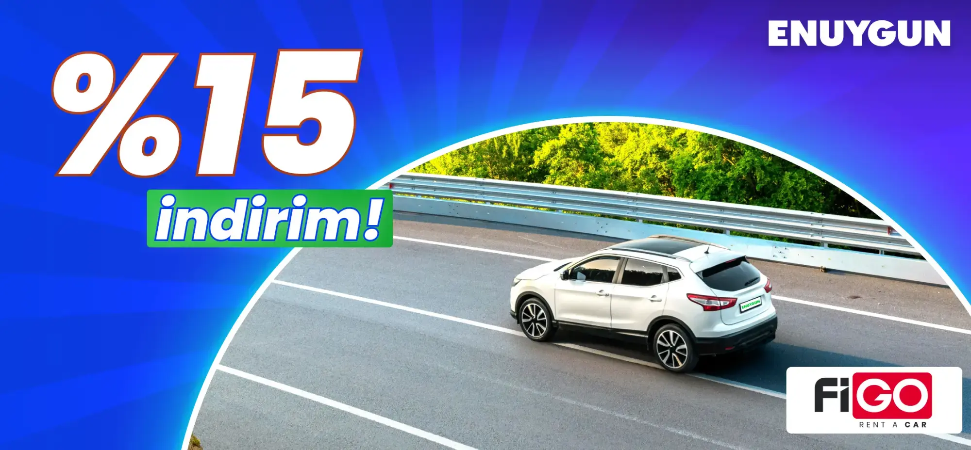 Figo Rent A Car araçlarında %15 indirim!