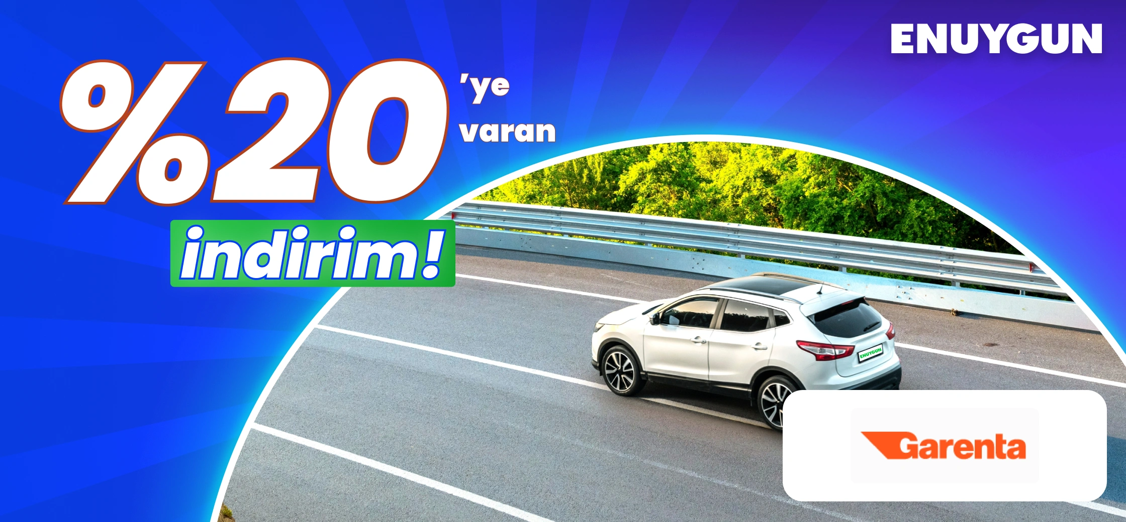 Garenta Rent A Car araçlarında %20'ye varan indirim!