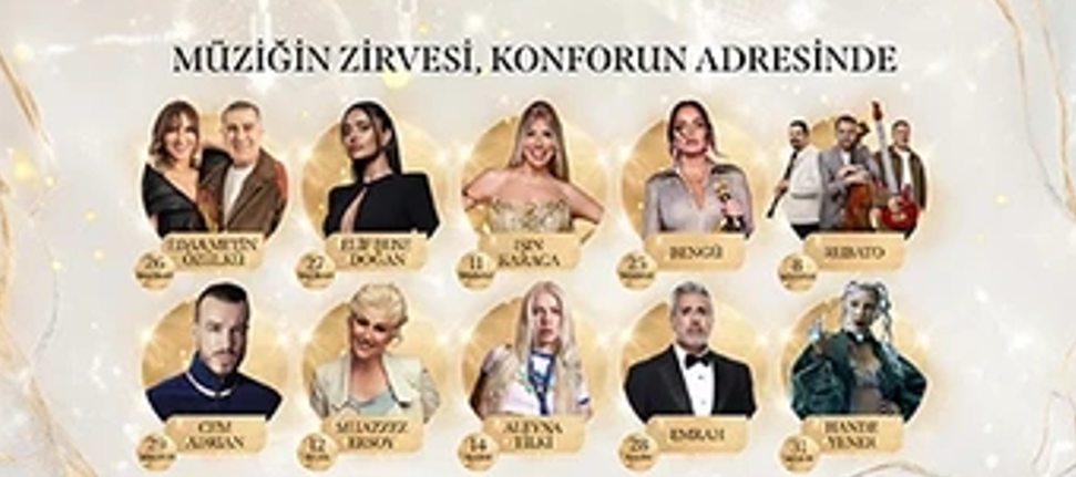 Yıldız İsimlerin Konserleriyle Tatil Keyfini İkiye Katla!