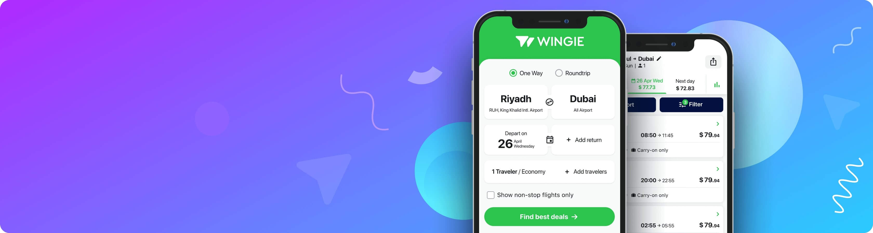 Wingie App Banner