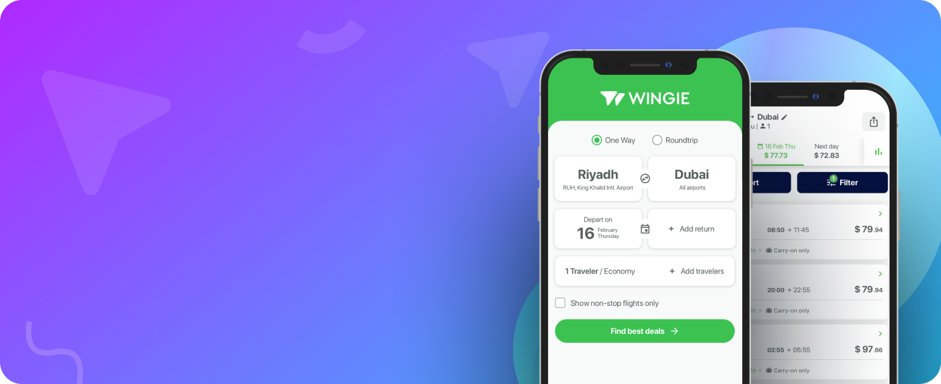 Wingie App Banner